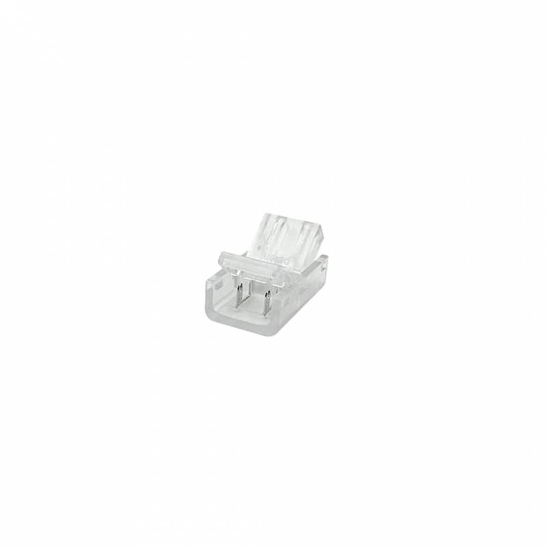 Conector Transparente para unión de tiras LED COB + SMD - 8mm - XauenBatt Iluminación