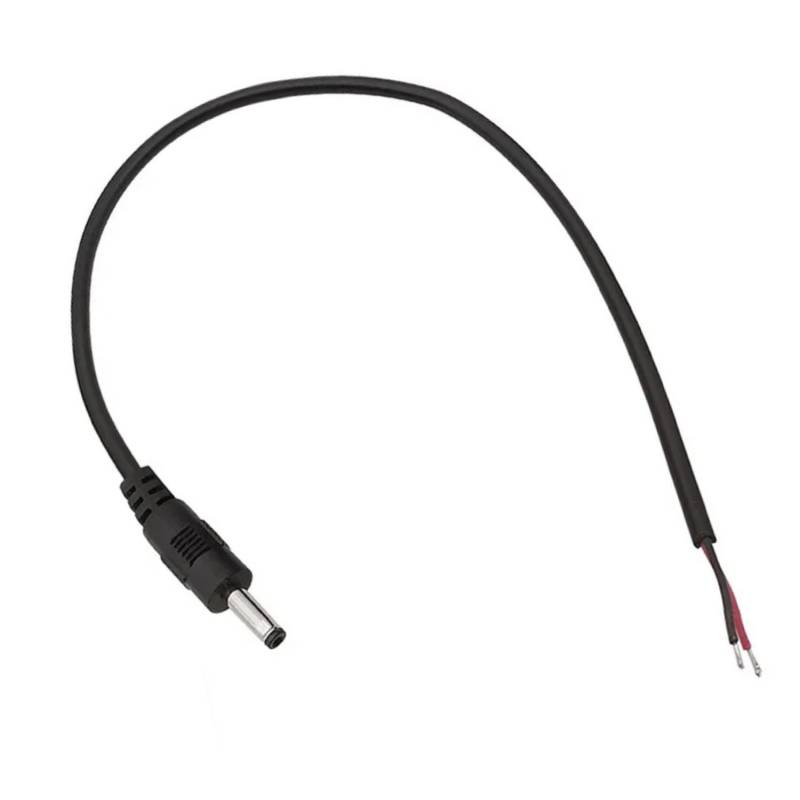 Cable DC 3,5*1,35mm Jack Macho 30cm negro - XauenBatt Iluminación