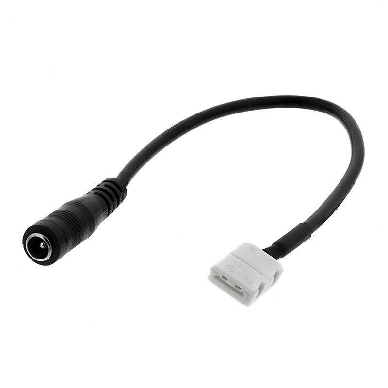 Cable conexión Jack Hembra con conector 2 Pin para tira led 10mm - XauenBatt Iluminación