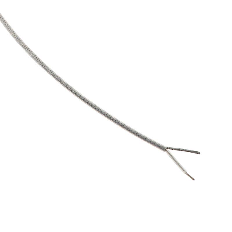 Cable redondo transparente fishing line 2x0,75mm silver, 1m - XauenBatt Iluminación