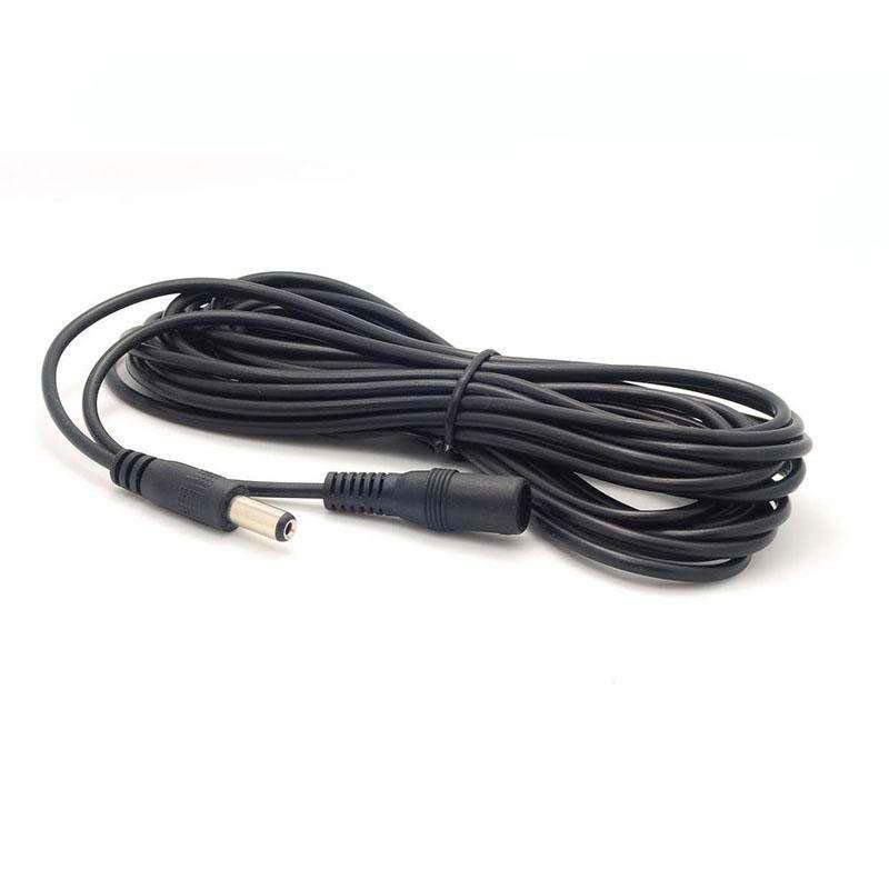 Cable alargador con conectores DC, 1 metro, negro - XauenBatt Iluminación