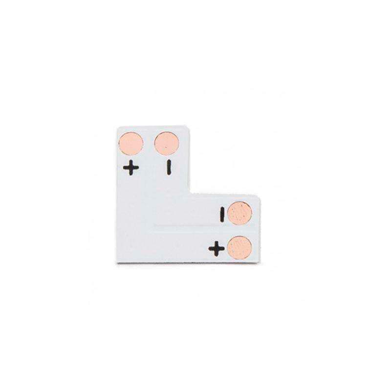 Conector L para tiras monocolor 2 Pin - 10mm - XauenBatt Iluminación