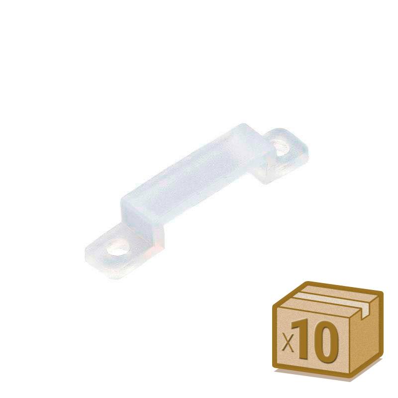 10x grapas 17mm silicona para tira led - XauenBatt Iluminación
