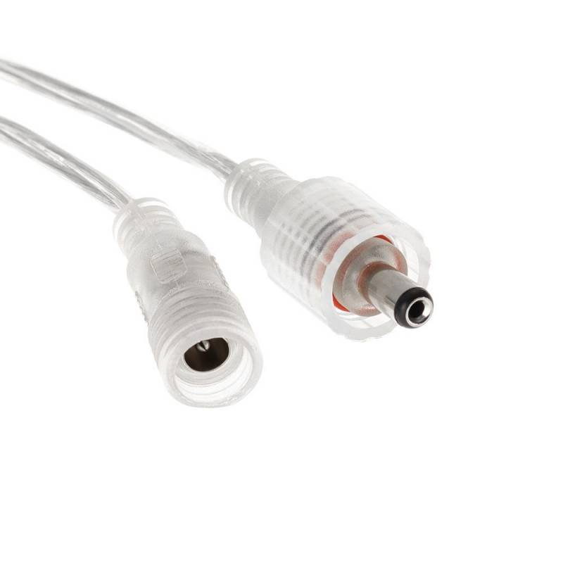 Cable conexión 2 Pinx0,5mm, 100cm, IP67, transparente - XauenBatt Iluminación