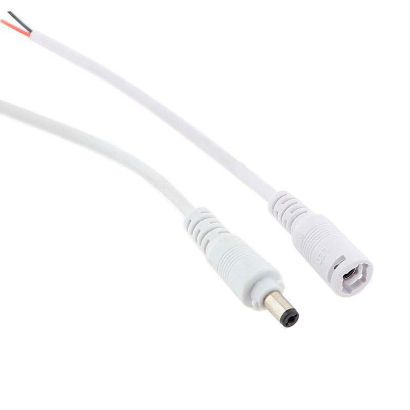 Set dos cables de conexión con conectores DC Macho-Hembra - XauenBatt Iluminación