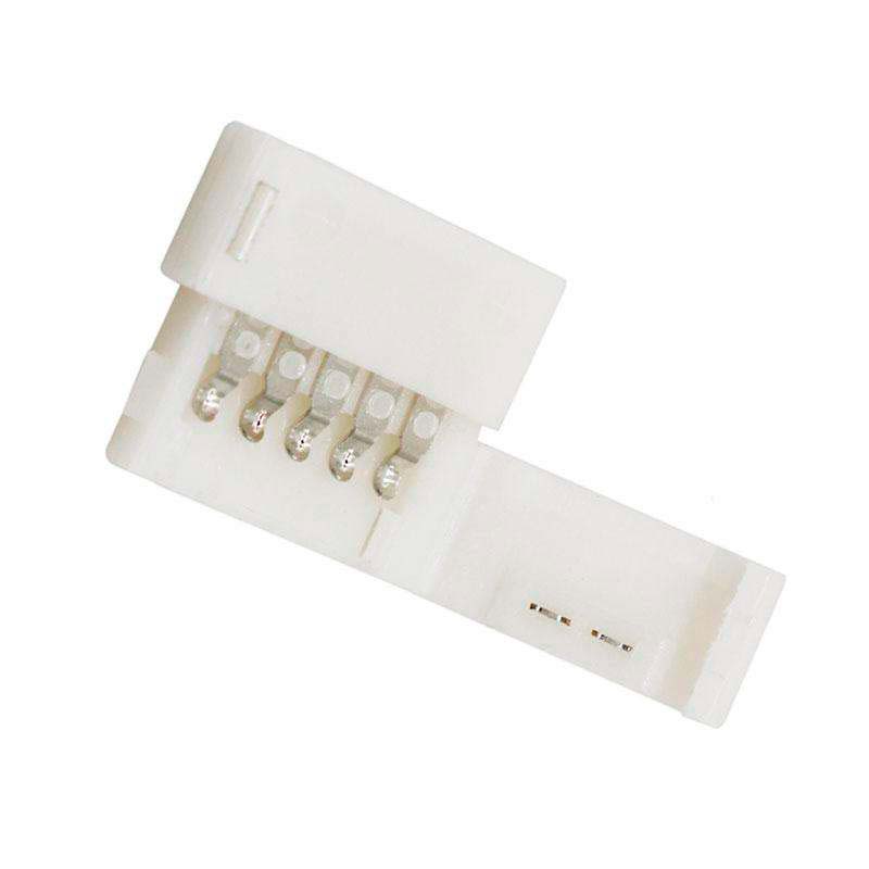 Unión / conector rígido Pin Click para tiras LED RGBW 5 pin - XauenBatt Iluminación