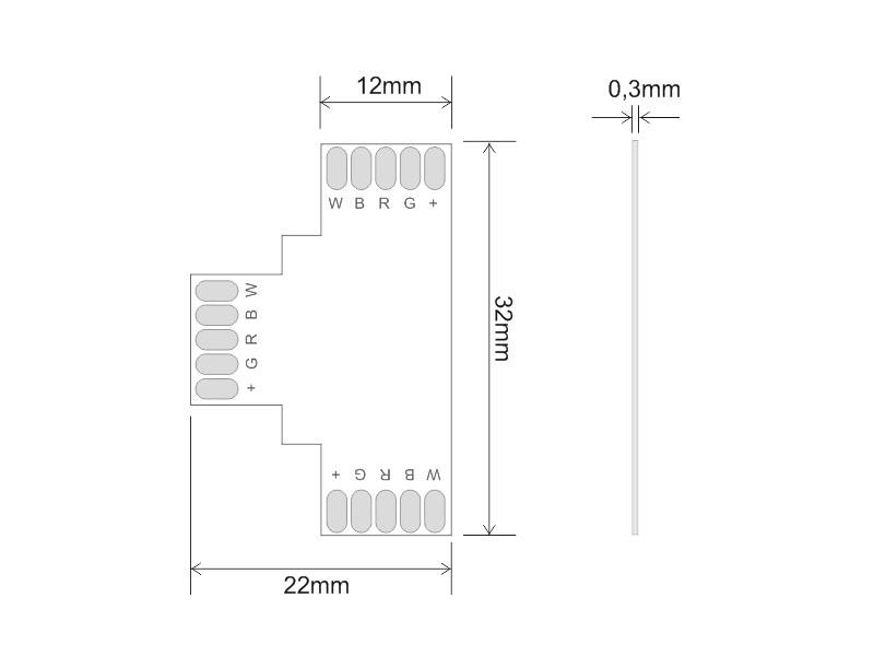 Accesorios para tiras 10520-28 esquema