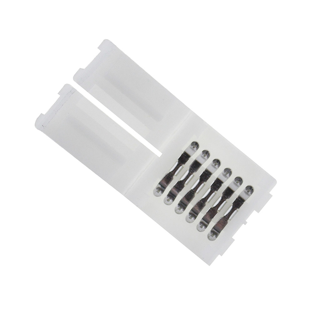 Unión / conector rígido Pin Click para tiras LED RGB+CCT 6 pin - XauenBatt Iluminación