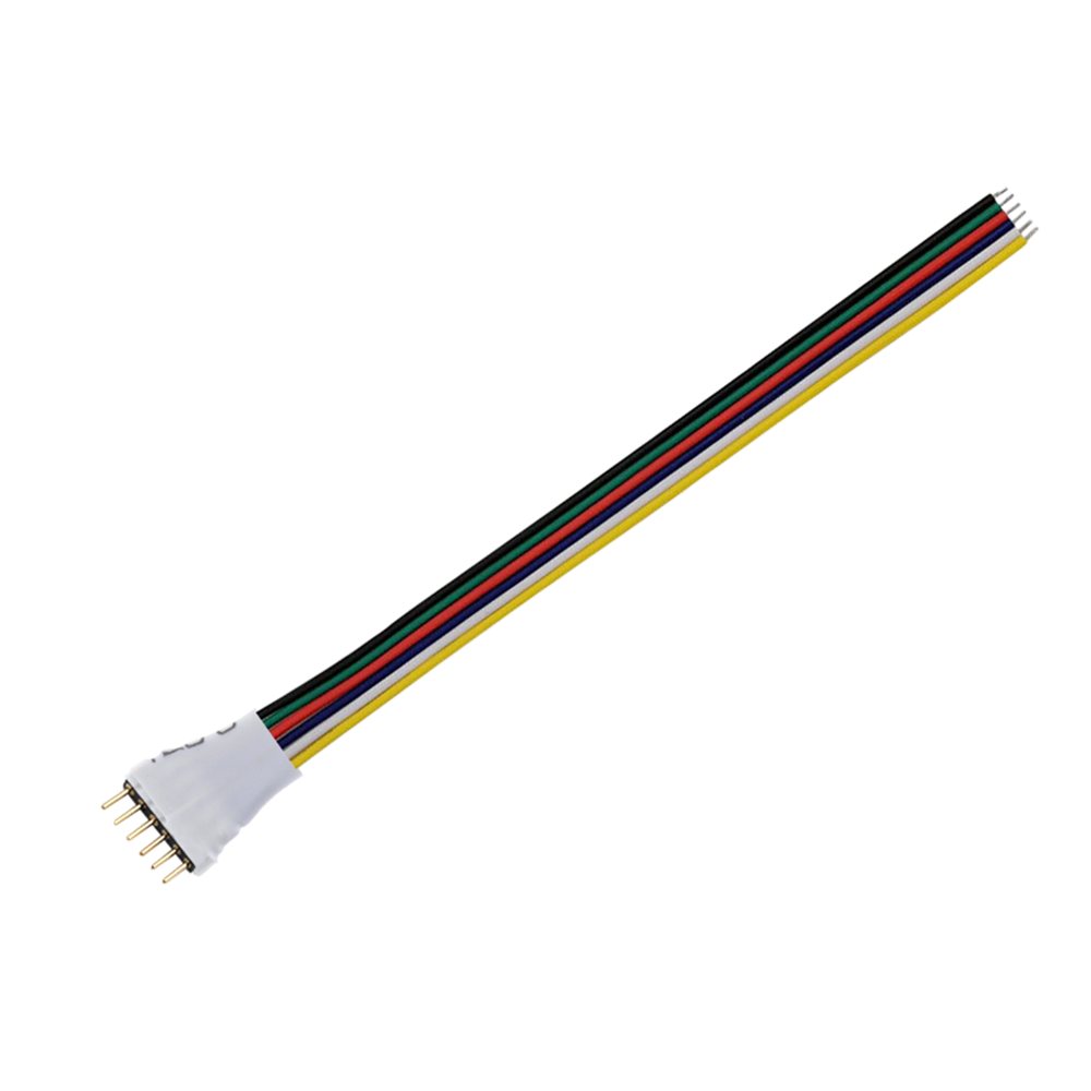 Cable de conexión directa para tira LED RGB+CCT (6 Pin) 15cm - XauenBatt Iluminación