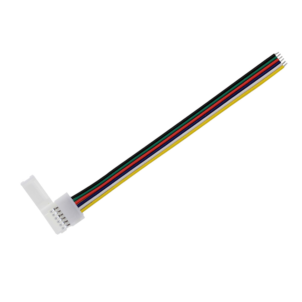 Cable de conexión rápida para tira LED RGB+CCT (6 Pin) 15cm - XauenBatt Iluminación