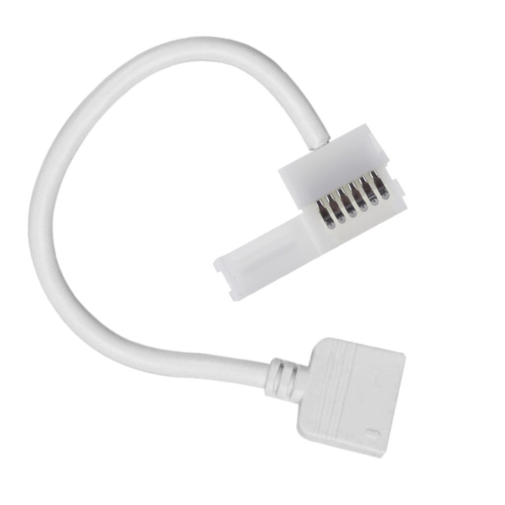 Cable redondo conexión 2 extremos 6 Pin RGB+CCT, 15cm - XauenBatt Iluminación