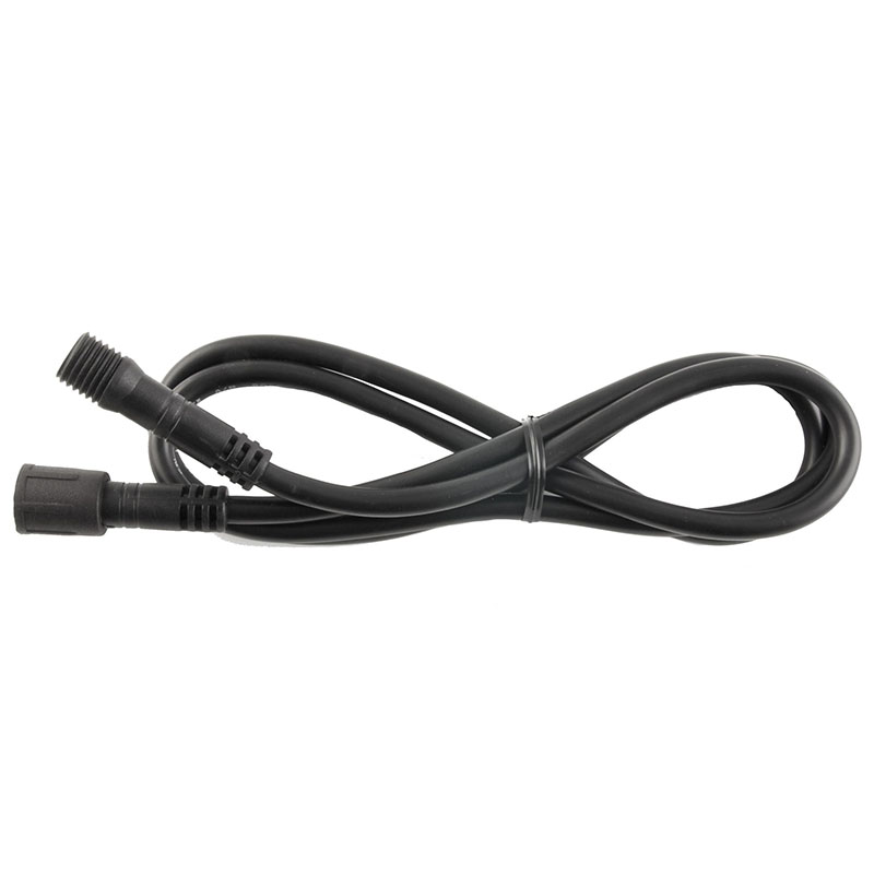 Cable conexión 4 Pinx0,75mm, 100cm, IP67, negro - XauenBatt Iluminación