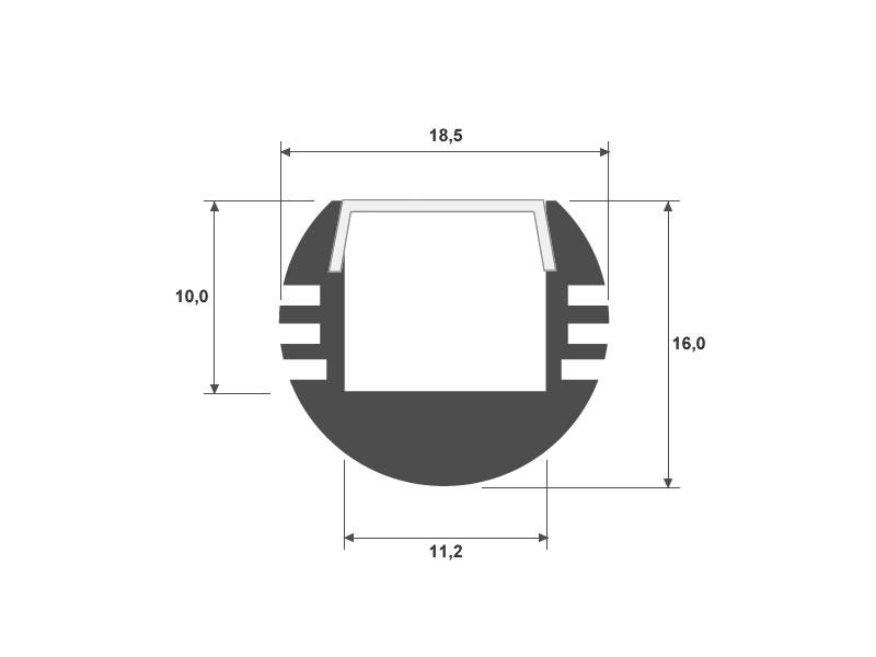 Perfiles para tiras 10550-113 esquema