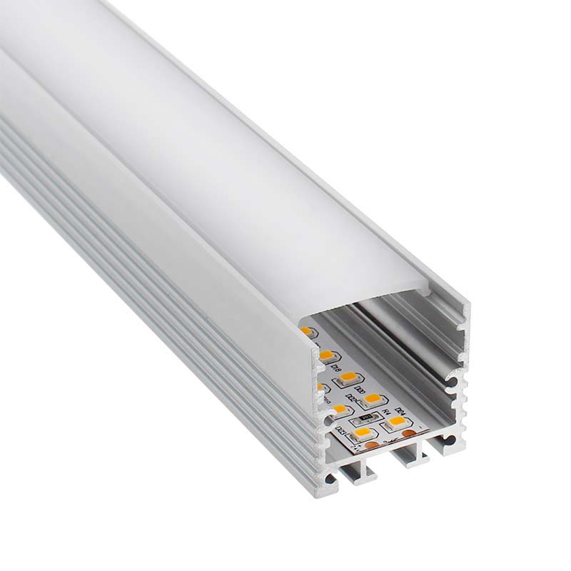 Perfil aluminio VART SUSPEND para tiras LED, 1 metro - XauenBatt Iluminación