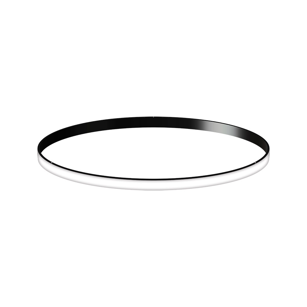 KIT - Perfil aluminio circular CYCLE OUT, Ø700mm, negro - XauenBatt Iluminación