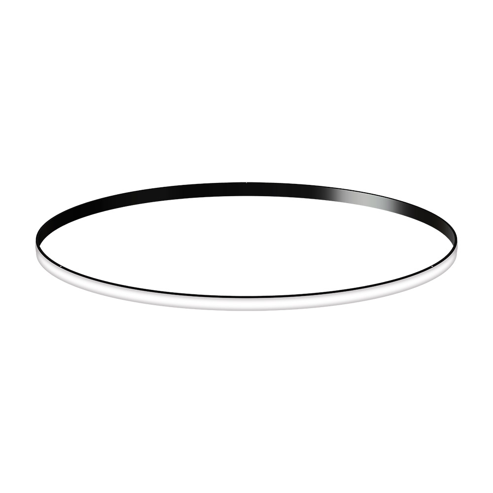 KIT - Perfil aluminio circular CYCLE OUT, Ø1000mm, negro - XauenBatt Iluminación