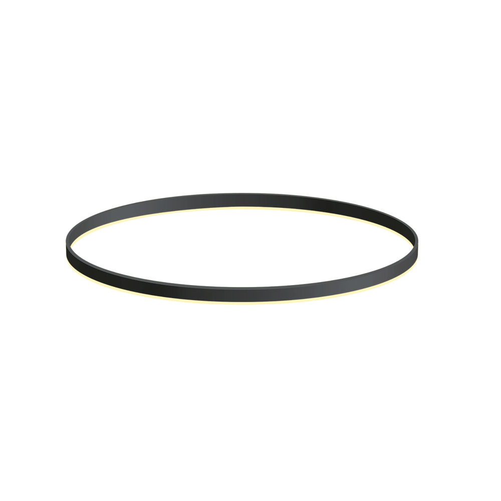 KIT - Perfil aluminio circular RING, Ø900mm, negro - XauenBatt Iluminación