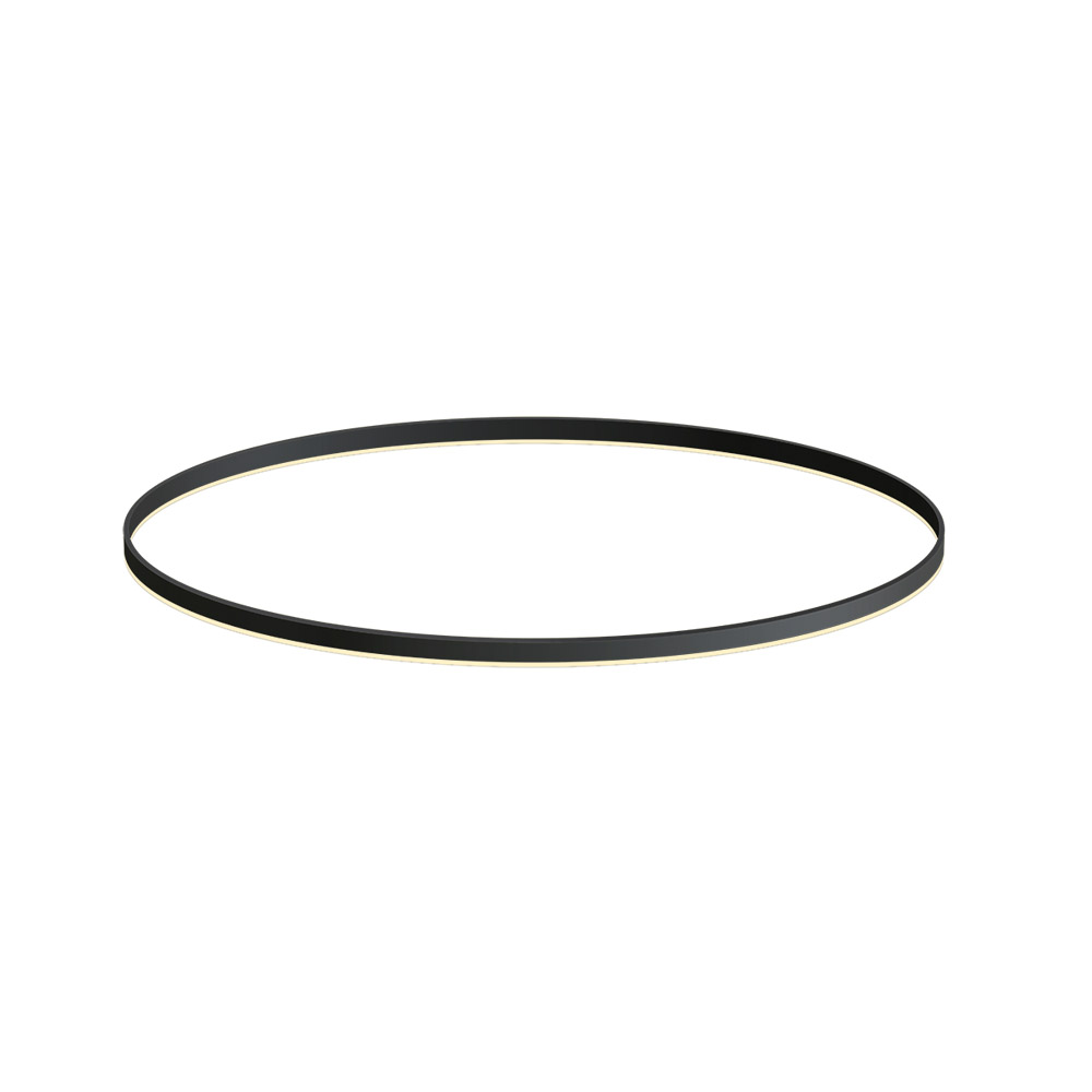 KIT - Perfil aluminio circular RING, Ø1200mm, negro - XauenBatt Iluminación
