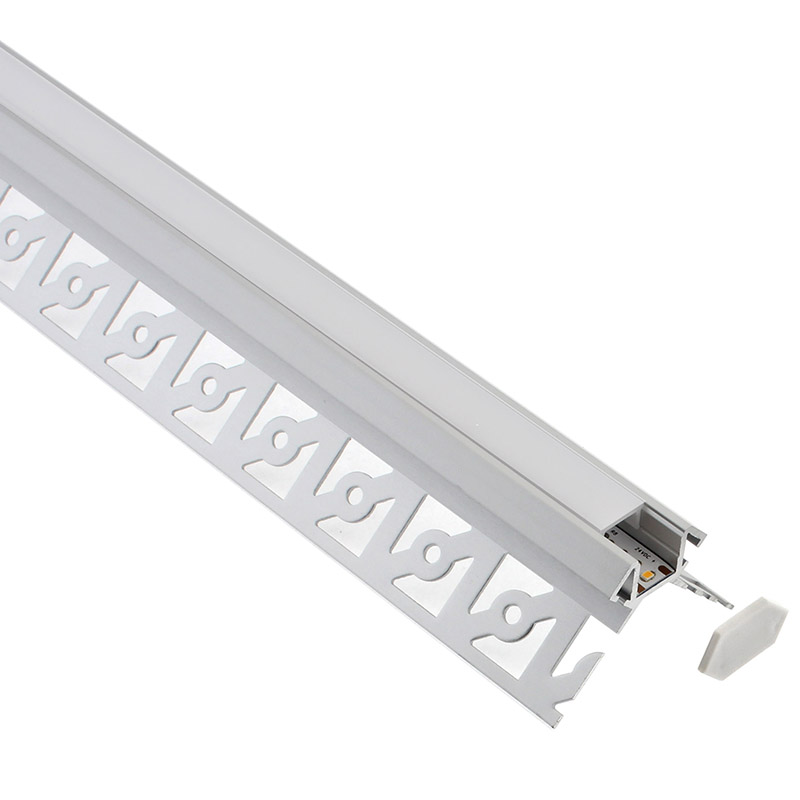 KIT Perfil arquitectónico aluminio SINE 2 metros - XauenBatt Iluminación