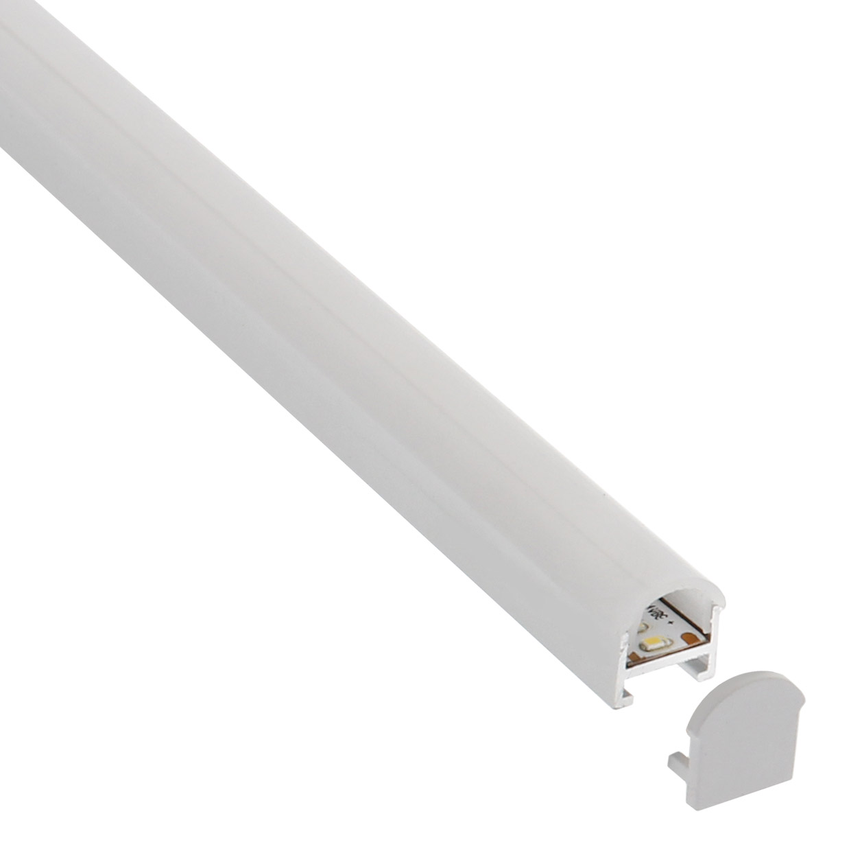 KIT - Perfil aluminio SUND para tiras LED, 2 metros - XauenBatt Iluminación