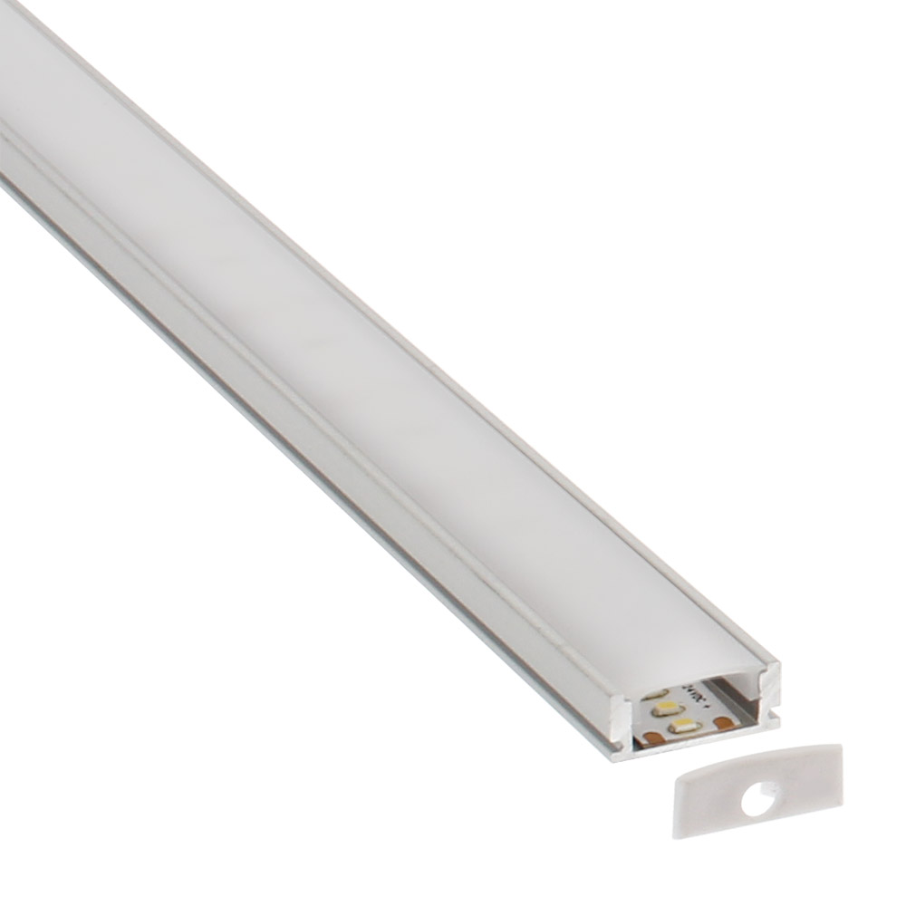 10550-606.jpg KIT - Perfil aluminio LOX para tiras LED, 2 metros - XauenBatt Iluminación