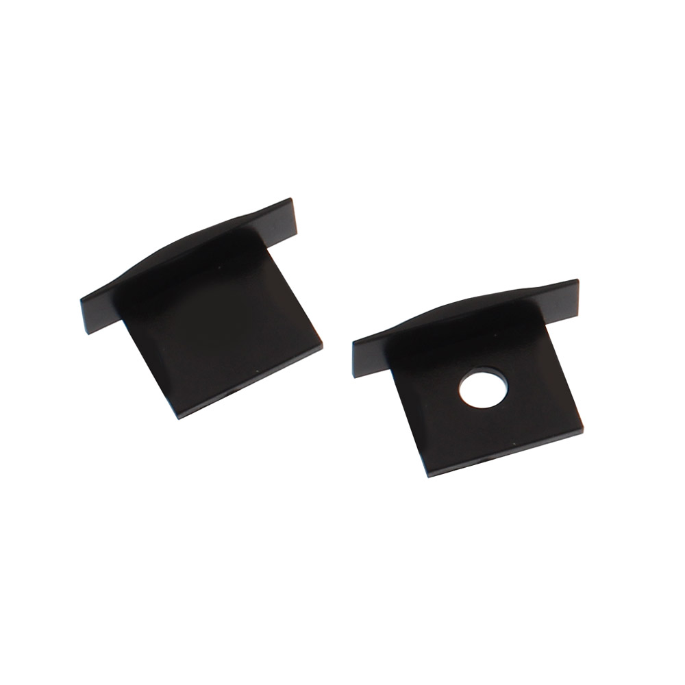 Tapas para perfil OKI 1010, negro - XauenBatt Iluminación
