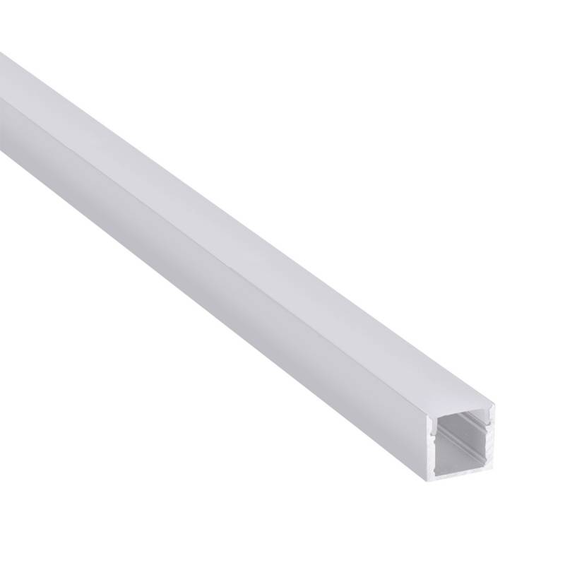 KIT - Perfil aluminio SATO para tiras LED, 1 metro - XauenBatt Iluminación