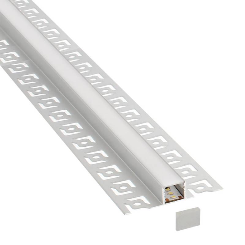 KIT Perfil arquitectónico aluminio LIG 2 metros - XauenBatt Iluminación