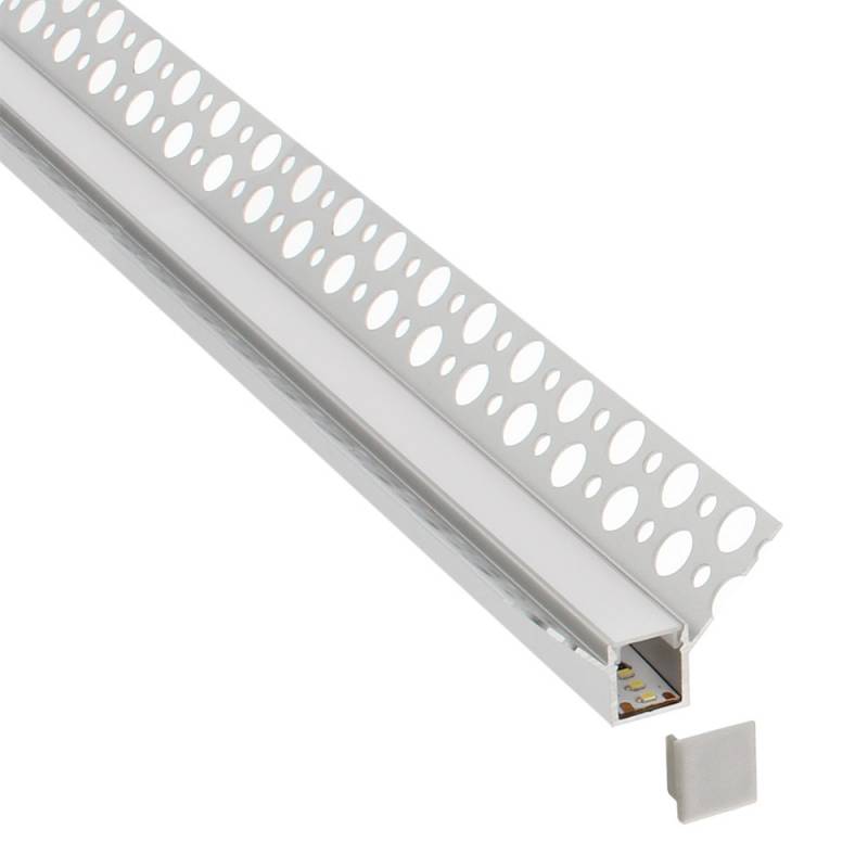 KIT Perfil arquitectónico aluminio LOHA 1 metro - XauenBatt Iluminación