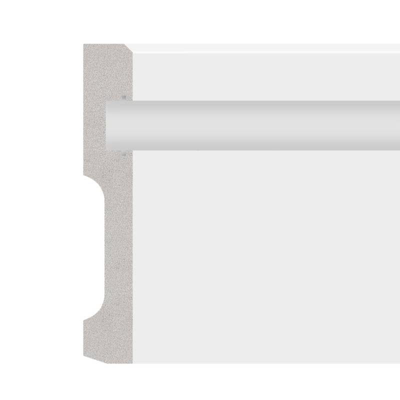 Moldura Rodapié para Tira Led KB20, 2m - XauenBatt Iluminación