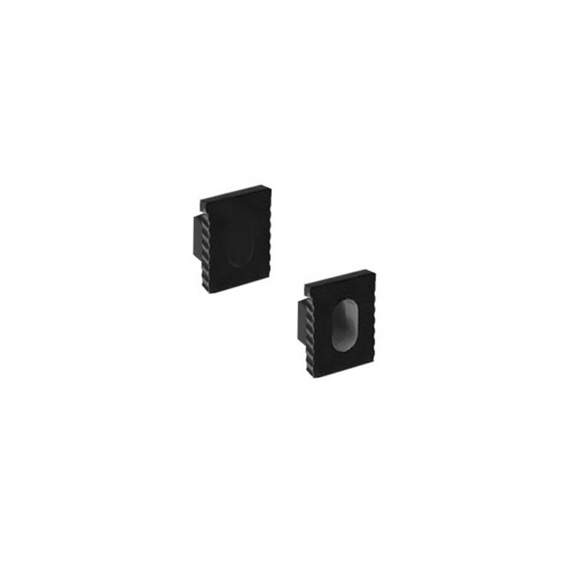 Tapas para perfil CUB 0809, negro - XauenBatt Iluminación