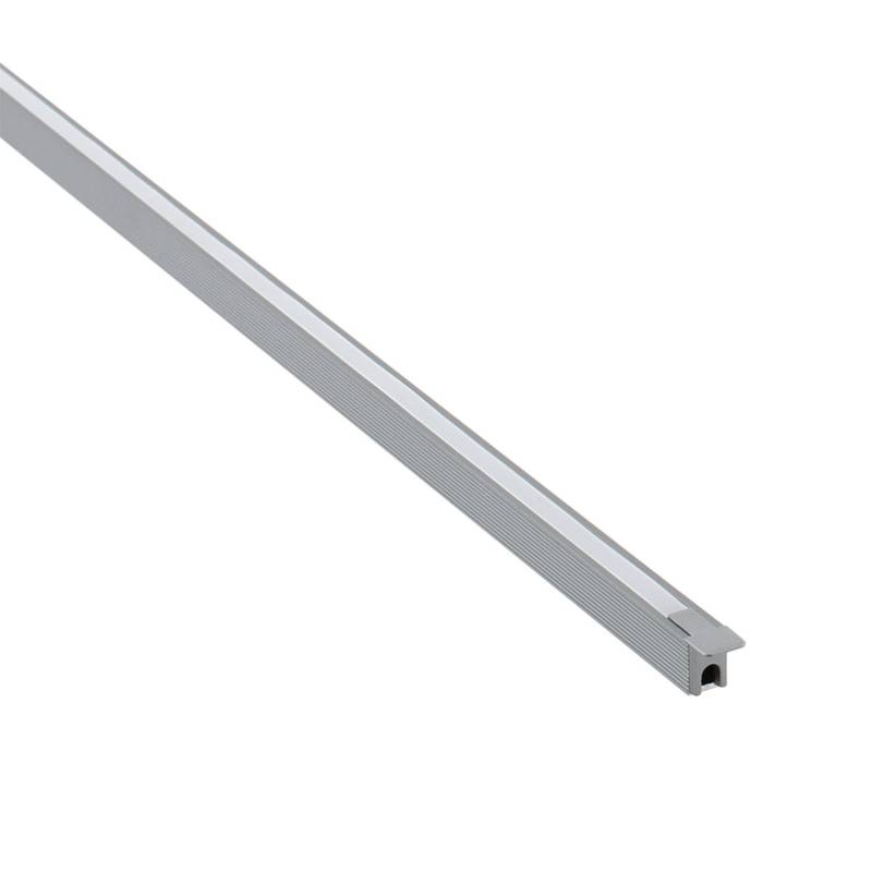 KIT - Perfil DOD con cubierta de silicona para tiras LED, 1 metro, gris - XauenBatt Iluminación