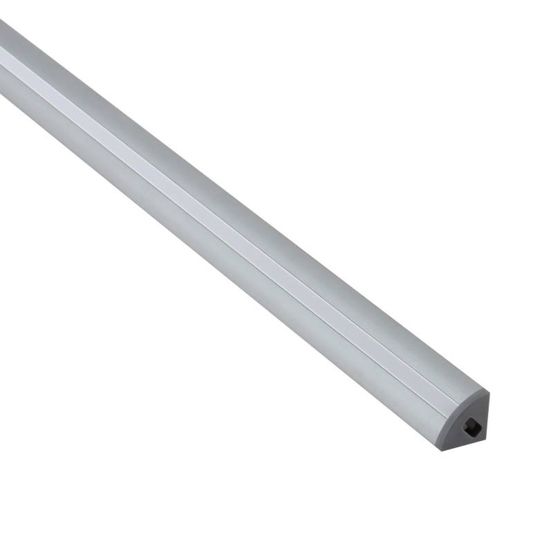 KIT - Perfil TORRA con cubierta de silicona para tiras LED, 2 metros, gris - XauenBatt Iluminación