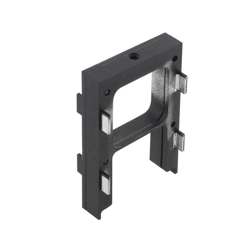 Conector 50*75mm para Perfil circular MOON, negro - XauenBatt Iluminación