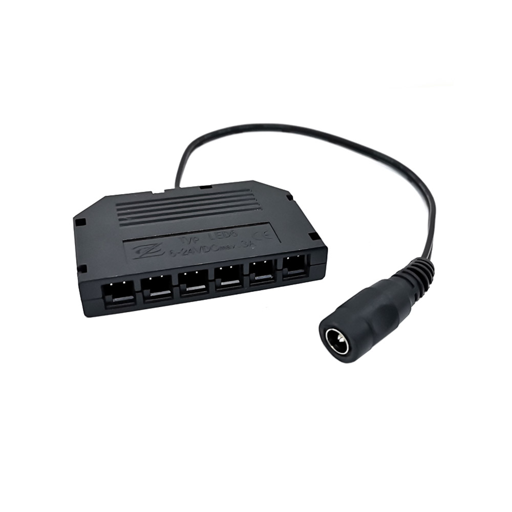 Distribuidor paralelo 6X DuPont- DC, 6-24V/3A, 20cm - XauenBatt Iluminación