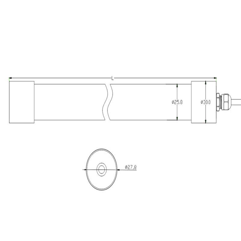 Tubos led 10701-44 esquema