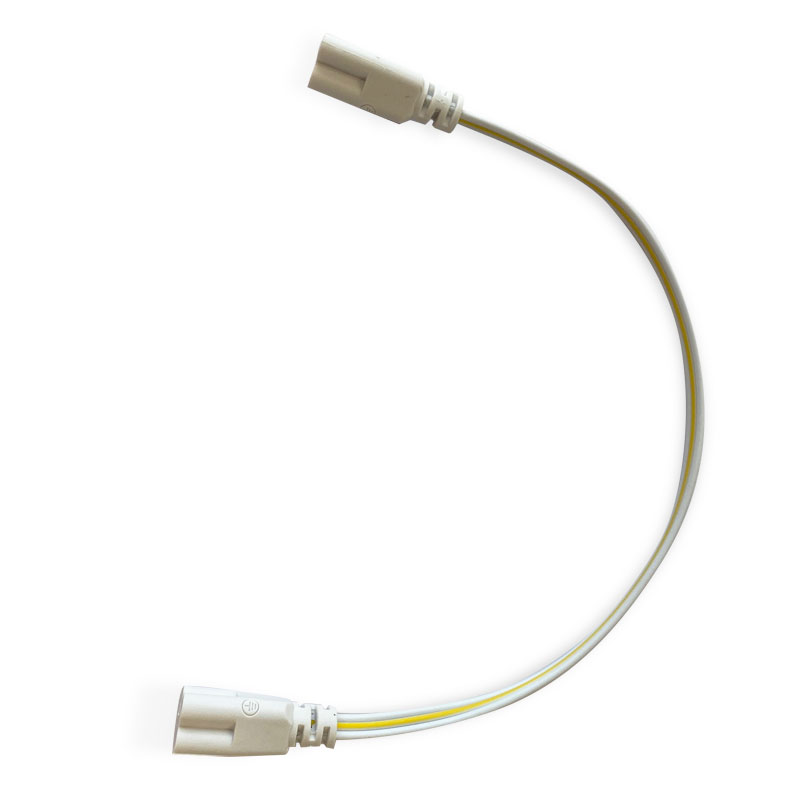 Cable con conectores (x2) para tubos T5 / T8, 30cm - XauenBatt Iluminación