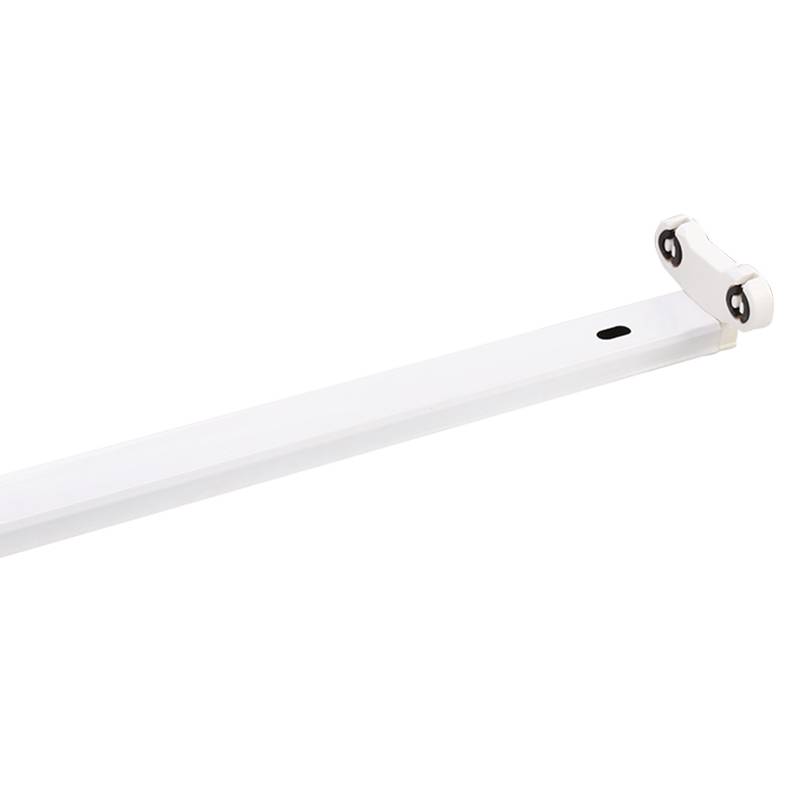 Soporte para 2 Tubos LED T8 de 60 cm. Conexión uno o dos Laterales - XauenBatt Iluminación