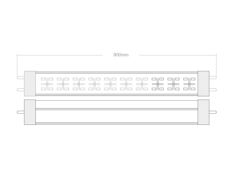 Tubos led 10719-5 esquema