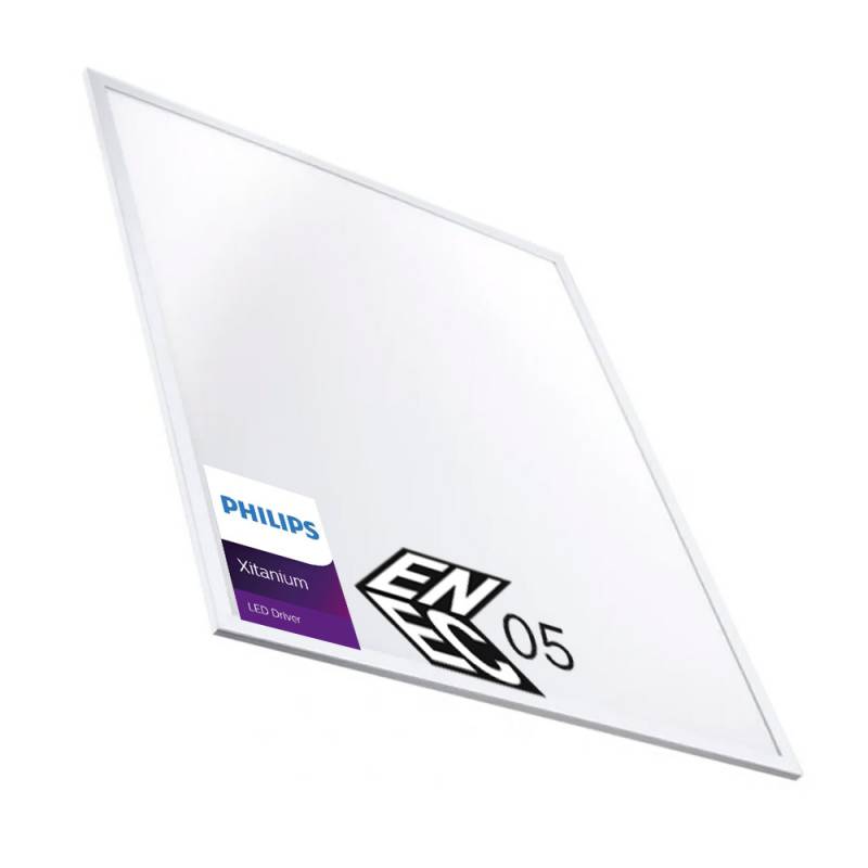 Panel LED 42W 60x60cm - Chip OSRAM + Driver Xitanium y Certificación ENEC05, Blanco neutro - XauenBatt Iluminación