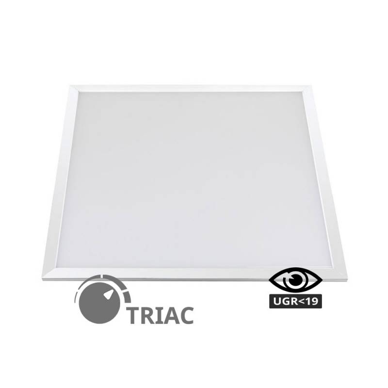 Panel LED 44W, 60x60cm, UGR<19, TRIAC regulable, Blanco cálido, regulable - XauenBatt Iluminación