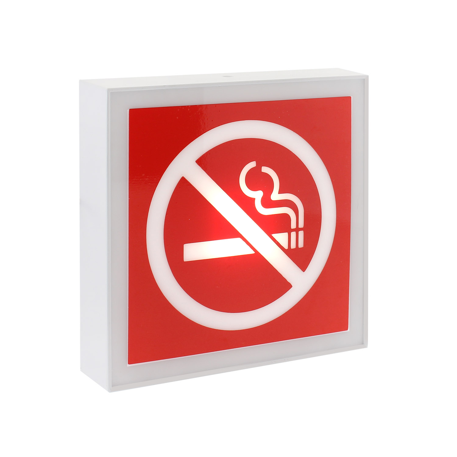 Signaled Prohibido fumar, 17x17, Blanco frío - XauenBatt Iluminación