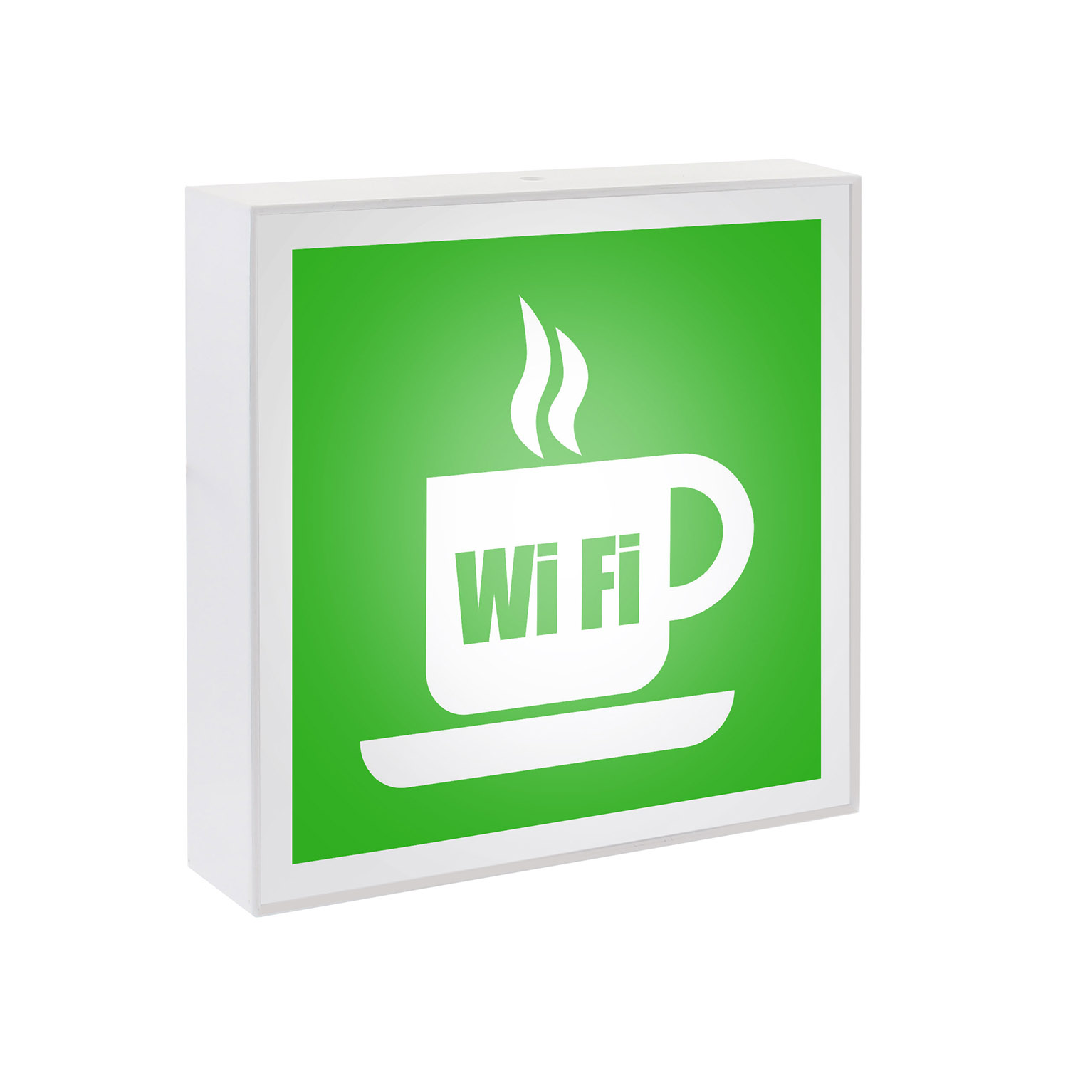 Signaled Cafetería + WiFi, 17x17, Blanco frío - XauenBatt Iluminación