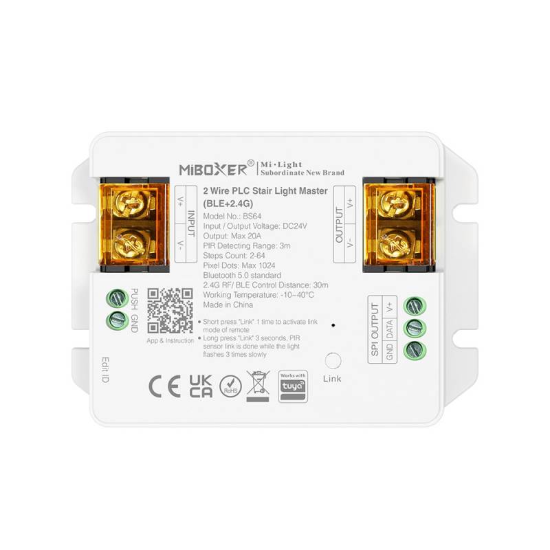 Controlador PLC STAIR + 2 sensores de movimiento PIR - XauenBatt Iluminación