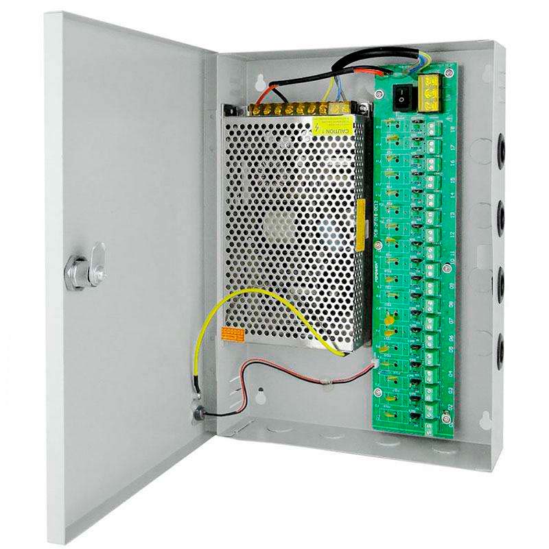 Fuente de alimentación DC12V/240W/20A BOX 18 puertos - XauenBatt Iluminación