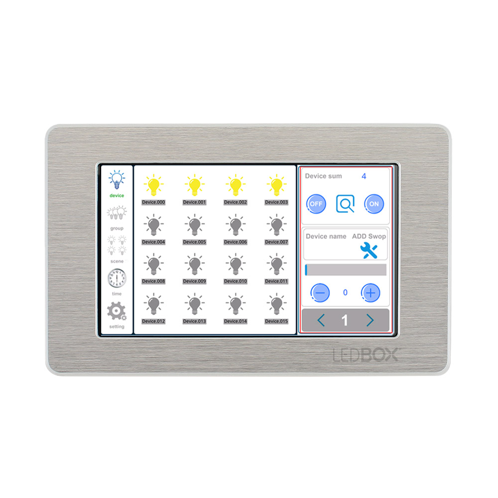 DALI Master Touch Screen Control LD103B - XauenBatt Iluminación