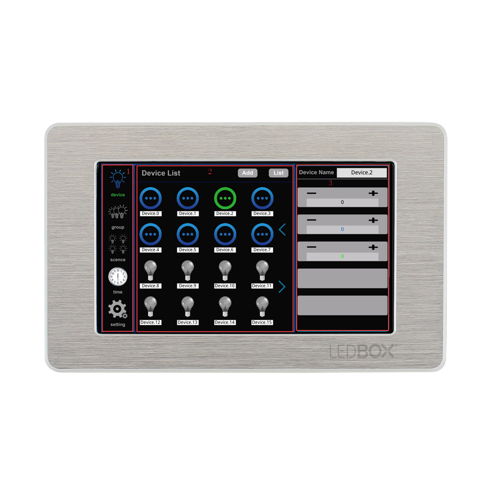 DMX Master Touch Screen Control - XauenBatt Iluminación