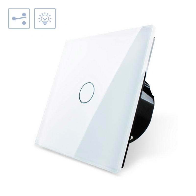 Conmutador táctil, frontal blanco LIVOLO - XauenBatt Iluminación