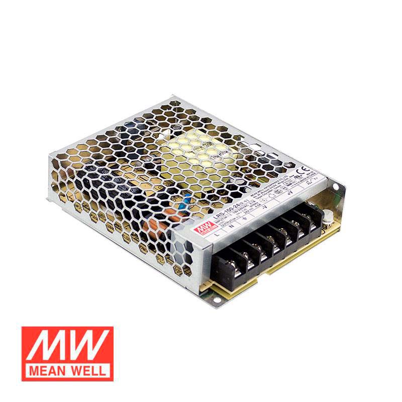 Fuente de alimentación 24V/108W/4,5A Mean Well LRS-100-24 - XauenBatt Iluminación