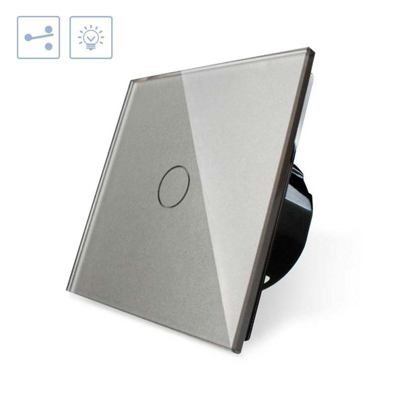 Conmutador táctil, frontal gris LIVOLO - XauenBatt Iluminación